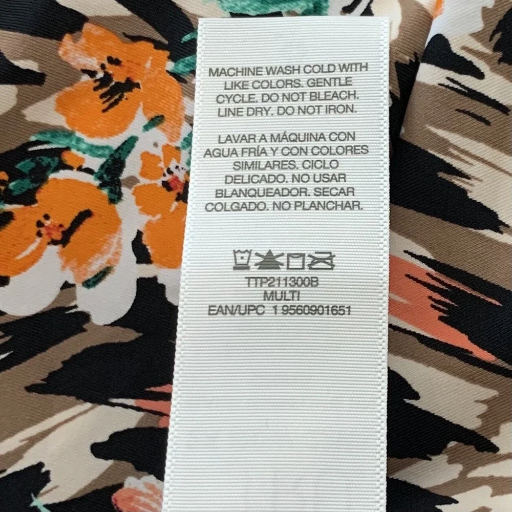 Time and Tru Womens Plus Mid Rise Bottom Swimsuit 2X 20W-22W New with Tags Cute